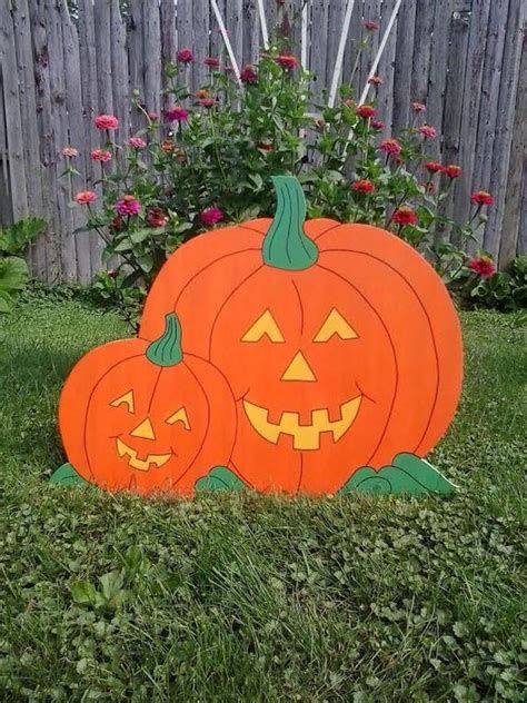 Beautiful Wooden Pumpkins For Yard 34