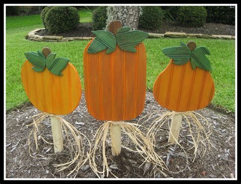 Beautiful Wooden Pumpkins For Yard 39