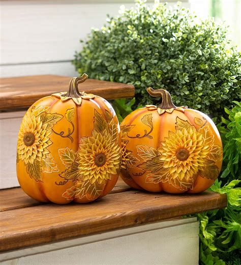 Beautiful Wooden Pumpkins For Yard 41