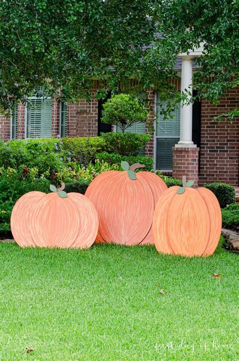 Beautiful Wooden Pumpkins For Yard 45