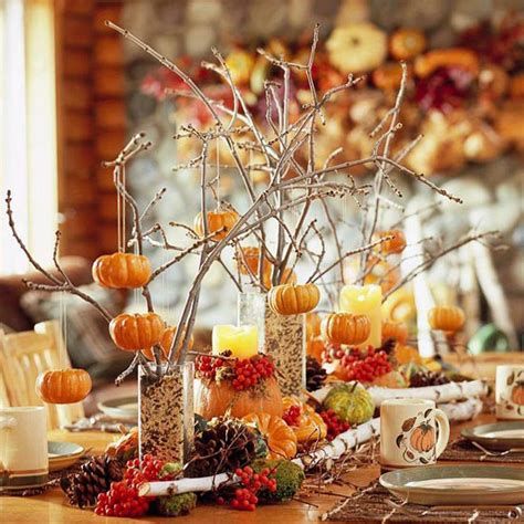 Cool Table Centerpiece For Thanksgiving 04