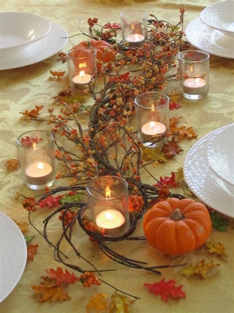 Cool Table Centerpiece For Thanksgiving 30