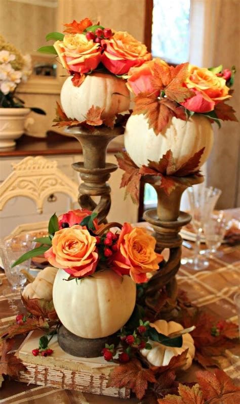 Cool Table Centerpiece For Thanksgiving 32