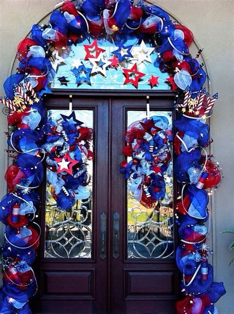 Cozy 4th Of July Door Decorations 01