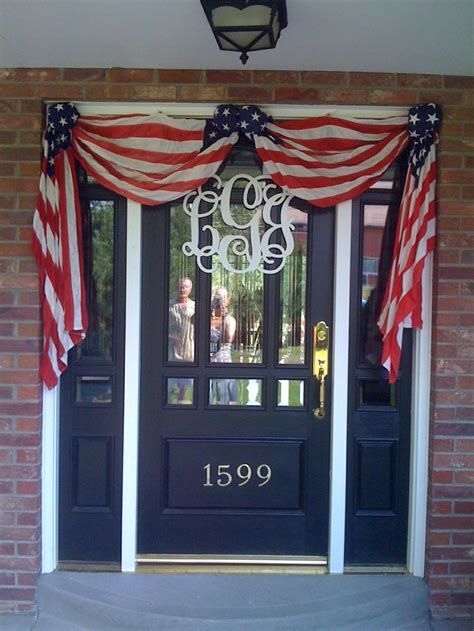 Cozy 4th Of July Door Decorations 04