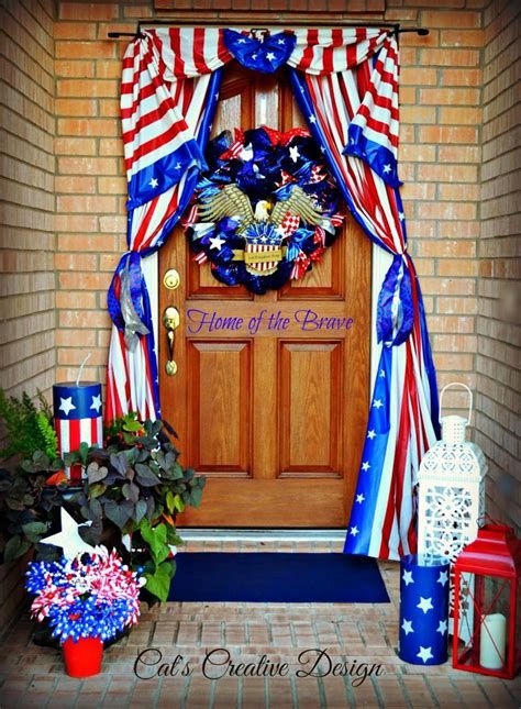 Cozy 4th Of July Door Decorations 39