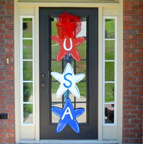 Cozy 4th Of July Door Decorations 45