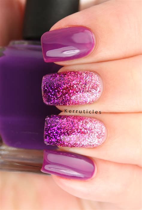 Creative Purple And Pink Nails 01