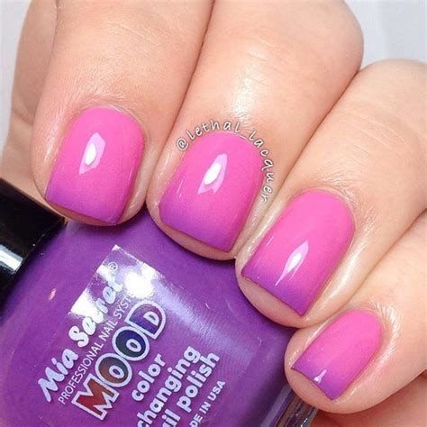 Creative Purple And Pink Nails 04