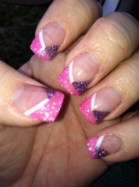 Creative Purple And Pink Nails 07