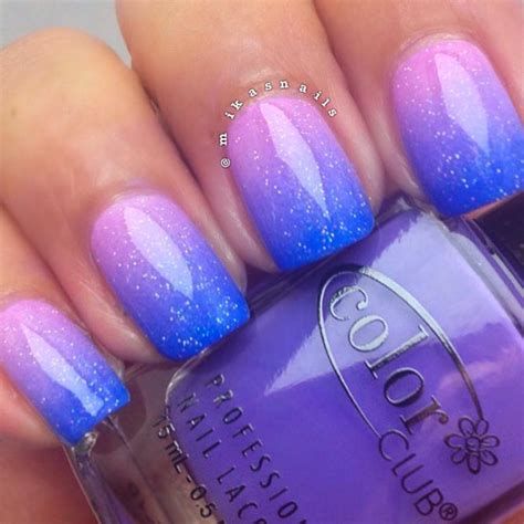 Creative Purple And Pink Nails 15