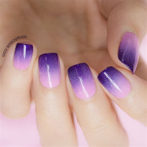 Creative Purple And Pink Nails 25