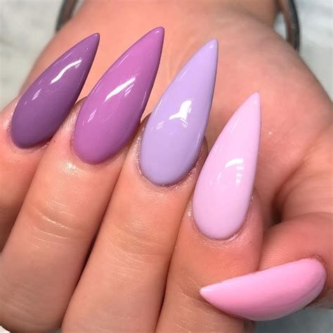 Creative Purple And Pink Nails 28