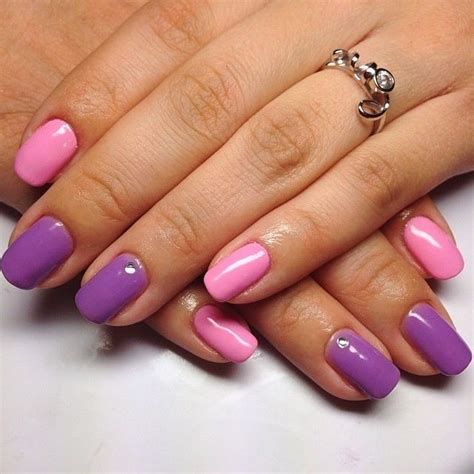 Creative Purple And Pink Nails 37