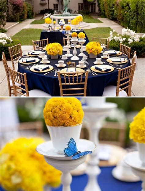 30 Inspiring Blue And Yellow Party Decoration Ideas 