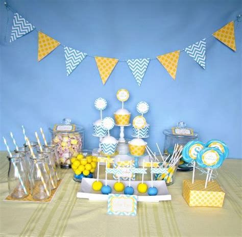 Inspiring Blue And Yellow Party Decoration Ideas 30