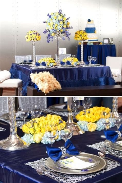 Inspiring Blue And Yellow Party Decoration Ideas 37