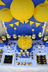 Inspiring Blue And Yellow Party Decoration Ideas 40