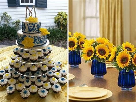 Inspiring Blue And Yellow Party Decoration Ideas 43