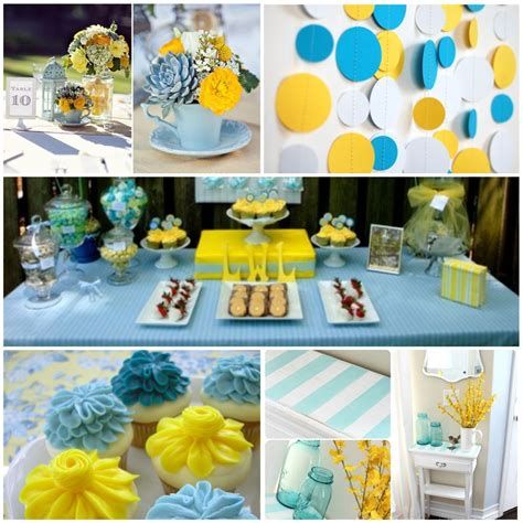 Inspiring Blue And Yellow Party Decoration Ideas 44