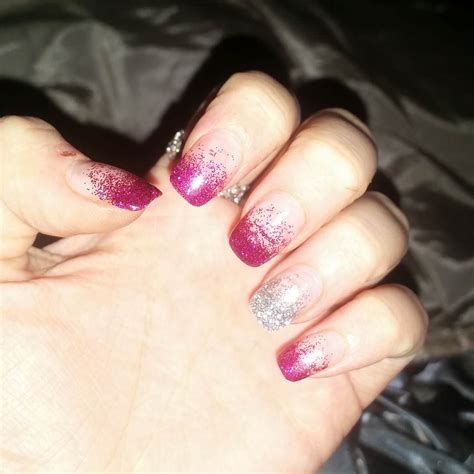 Inspiring Silver And Pink Nails 03