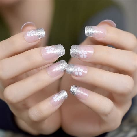 Inspiring Silver And Pink Nails 08