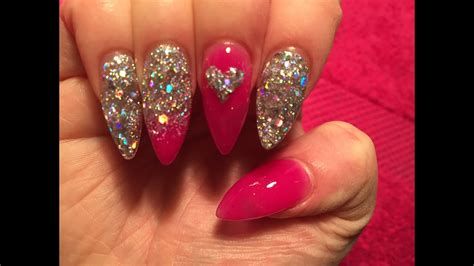 Inspiring Silver And Pink Nails 19