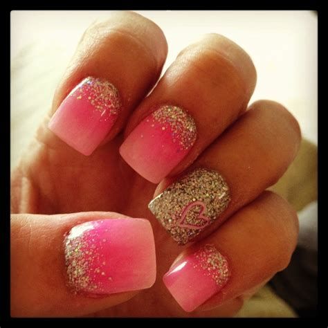 Inspiring Silver And Pink Nails 21