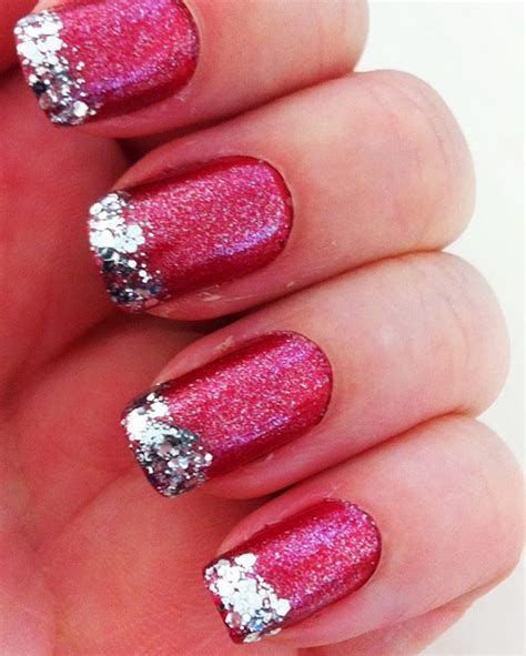 Inspiring Silver And Pink Nails 23