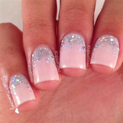 Inspiring Silver And Pink Nails 24