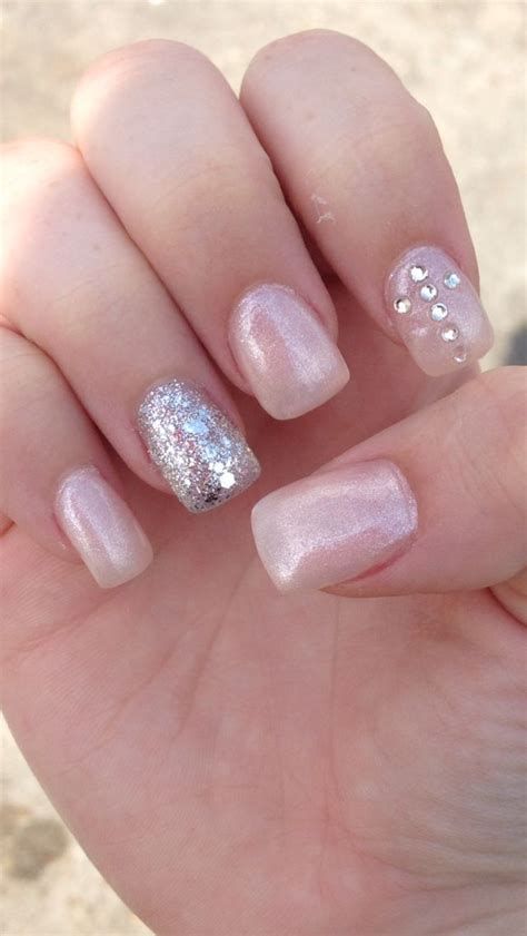 Inspiring Silver And Pink Nails 28