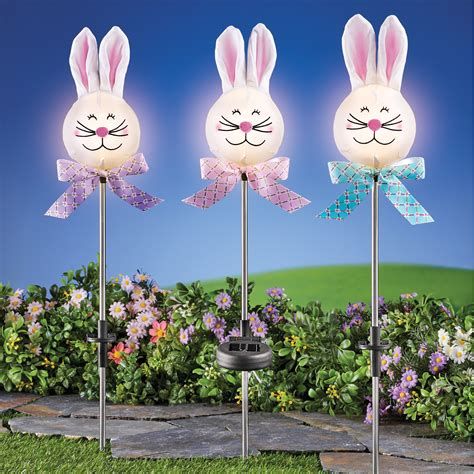 Lovely Outdoor Easter Decorations Lights 33