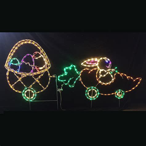 Lovely Outdoor Easter Decorations Lights 40