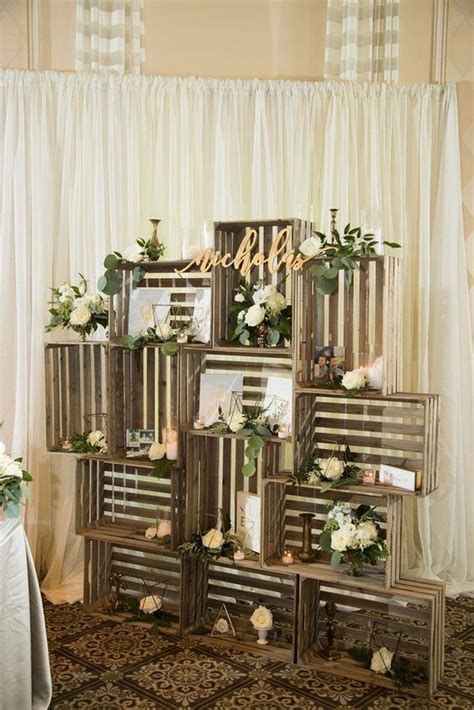 Modern Country Wedding Decoration Ideas Diy 33