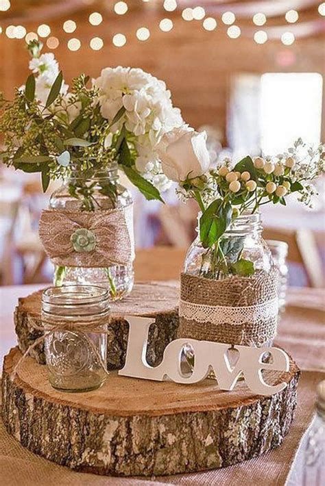 Modern Country Wedding Decoration Ideas Diy 46