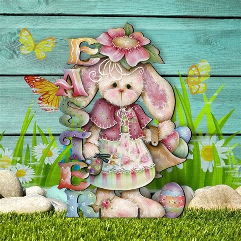 Most Popular Easter Bunny Yard Decoration 04