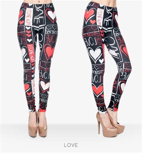 Most Popular Womens Valentines Day Leggings 25