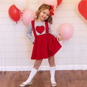Stylish Girls Valentines Day Dress Ideas 40