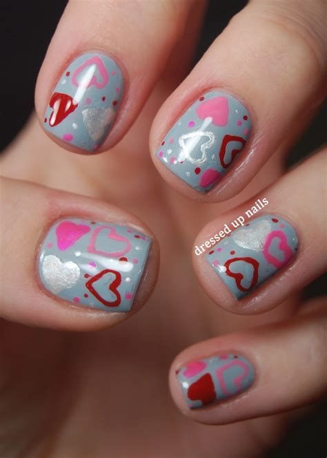 Totally Comfy Valentines Nail Designs Short Nails 04