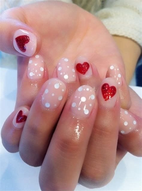 Totally Comfy Valentines Nail Designs Short Nails 07