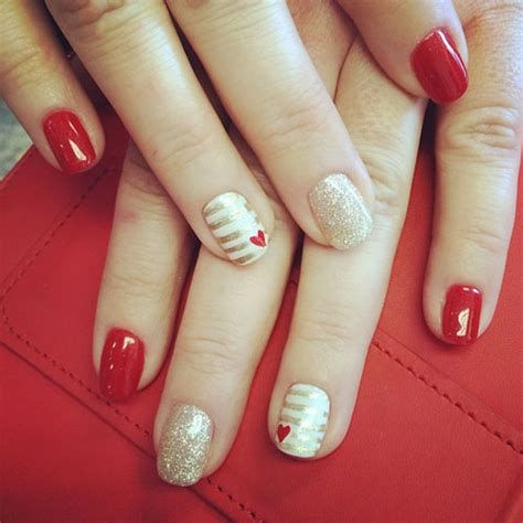 Totally Comfy Valentines Nail Designs Short Nails 10