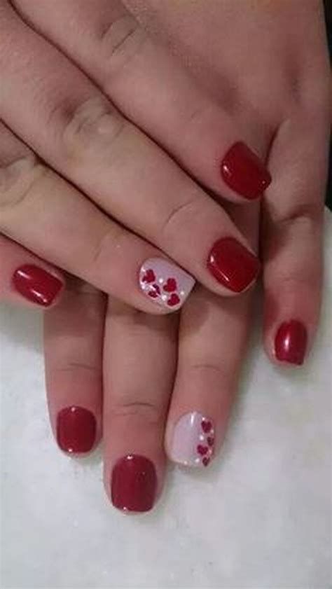 Totally Comfy Valentines Nail Designs Short Nails 11