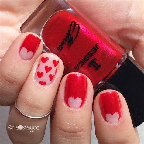 Totally Comfy Valentines Nail Designs Short Nails 20