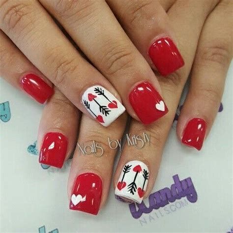 Totally Comfy Valentines Nail Designs Short Nails 31