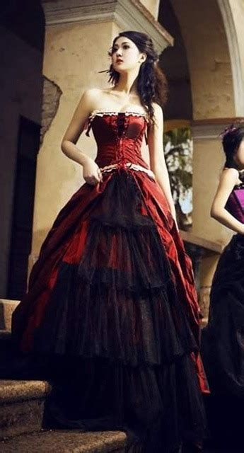 Totally Cute Red And Black Dress 12