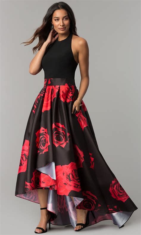 Totally Cute Red And Black Dress 45