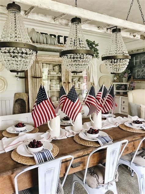 Totally Cute Rustic 4th Of July Decorations 43