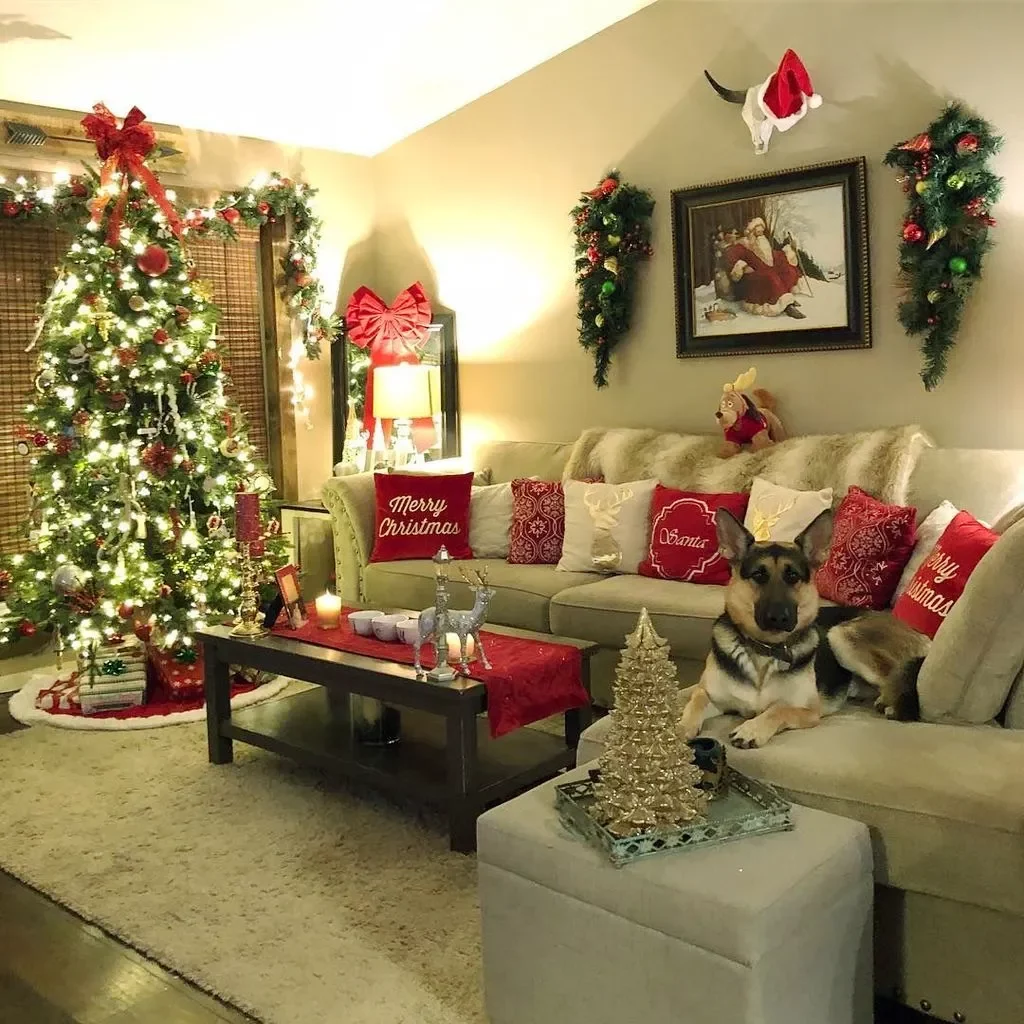 Numerous Ways To Fill Your Living Room With Scents Of Christmas 31