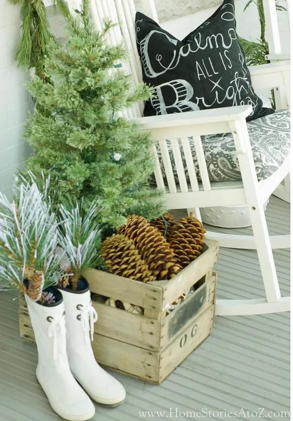 14 Ideas for Decorating Your Winter Home to Add the Personal Touch to Your Front Porch 02