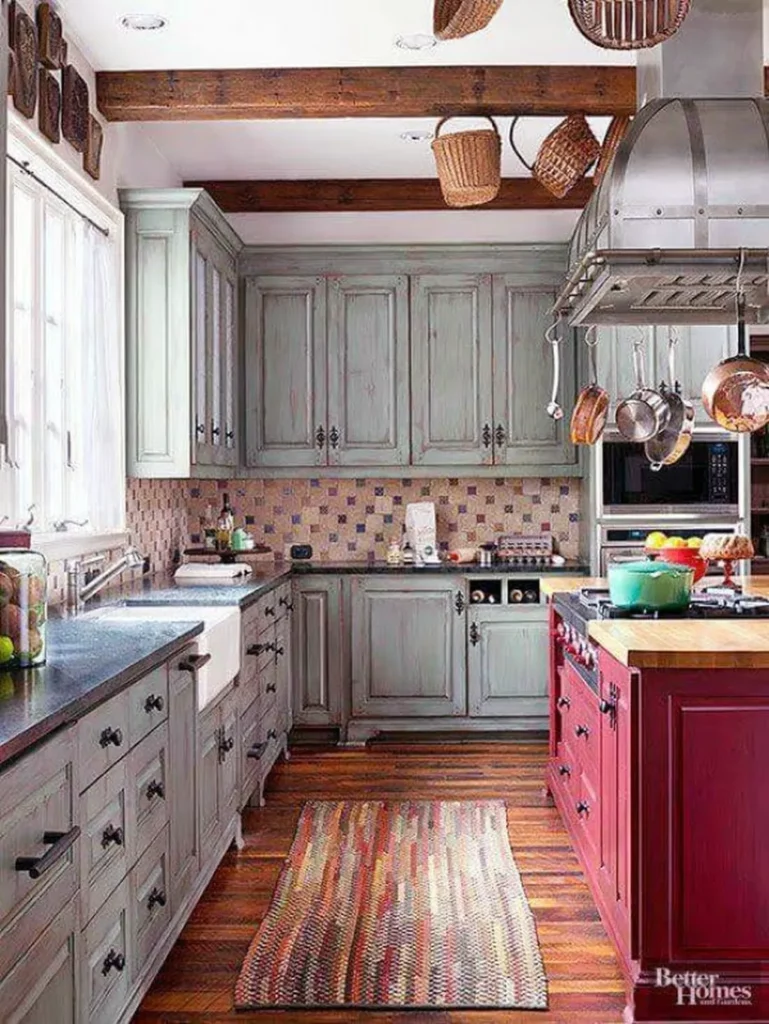 15 Kitchen Paint Colors Ideas For Rustic Kitchens 01